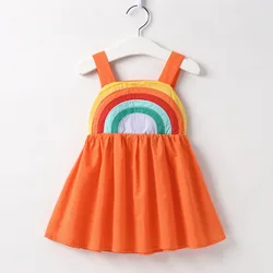 summer toddler skirt infant clothing sundress playwear outfits kid birthday clothes children wear baby frock girl casual dresses