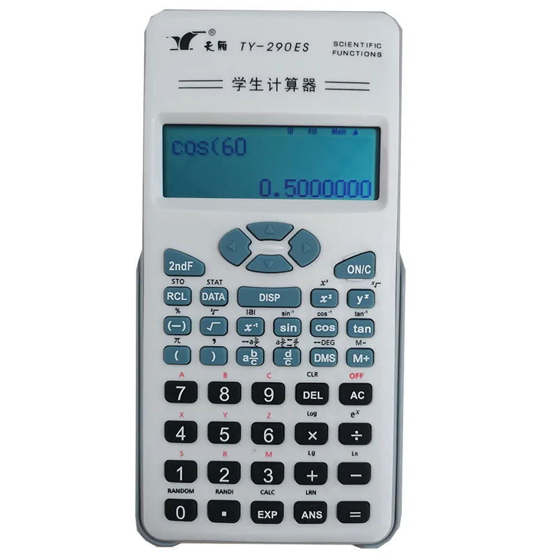 Dot Matrix 10+2 Scientific Calculator Battery Middle School Study Calculator 290 ES with Calculation Function