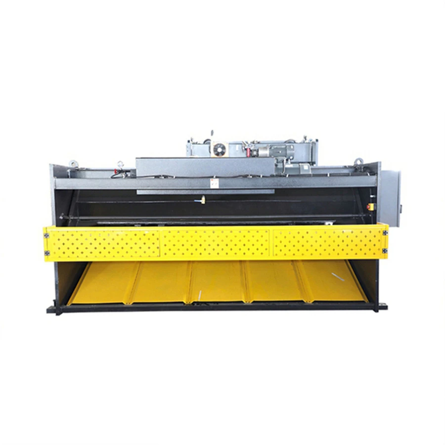 
QC12Y / QC12K metal plate swing beam shearing machine 8 * 2500 mm cnc hydraulic shear machine 