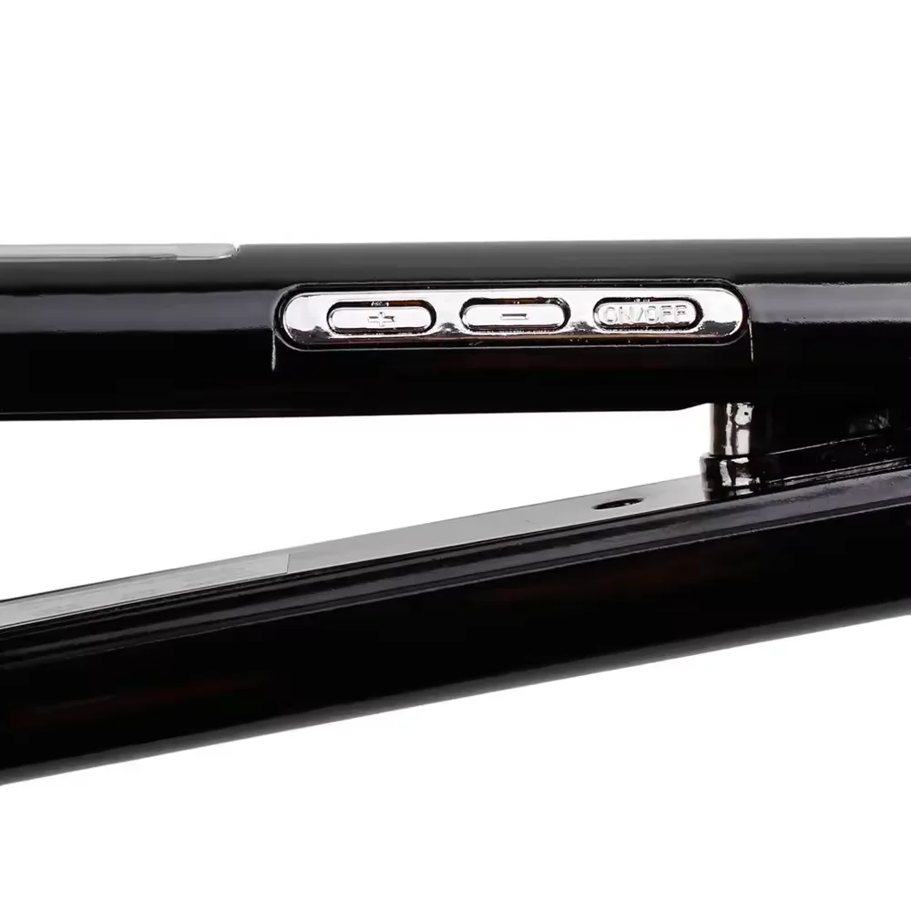 Professional Infrared Mirror Titanium Plates Ultrasonic Flat iron Heatless Hair Straightener For Hair Care