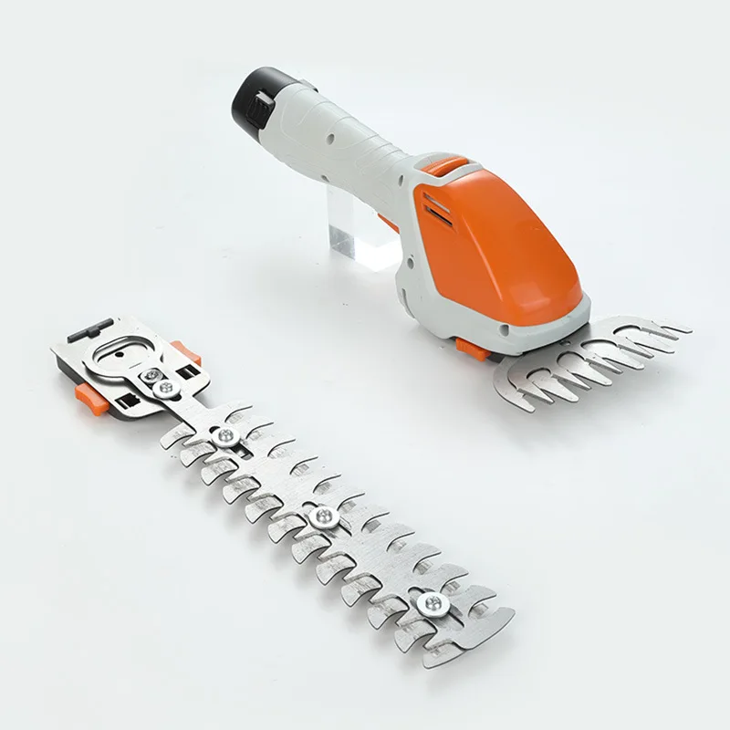 Electric Lithium-Ion Cordless Hedge Trimmer Angle Grinder Convert To Grass Accumulator Garden Shears Huter Orange Patriot