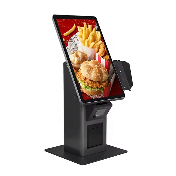WU XIN Floor Standing Payment Machine Self Service Kiosk  Payment Kiosks For Self Service of Restaurant Kiosk Touch Panel PC