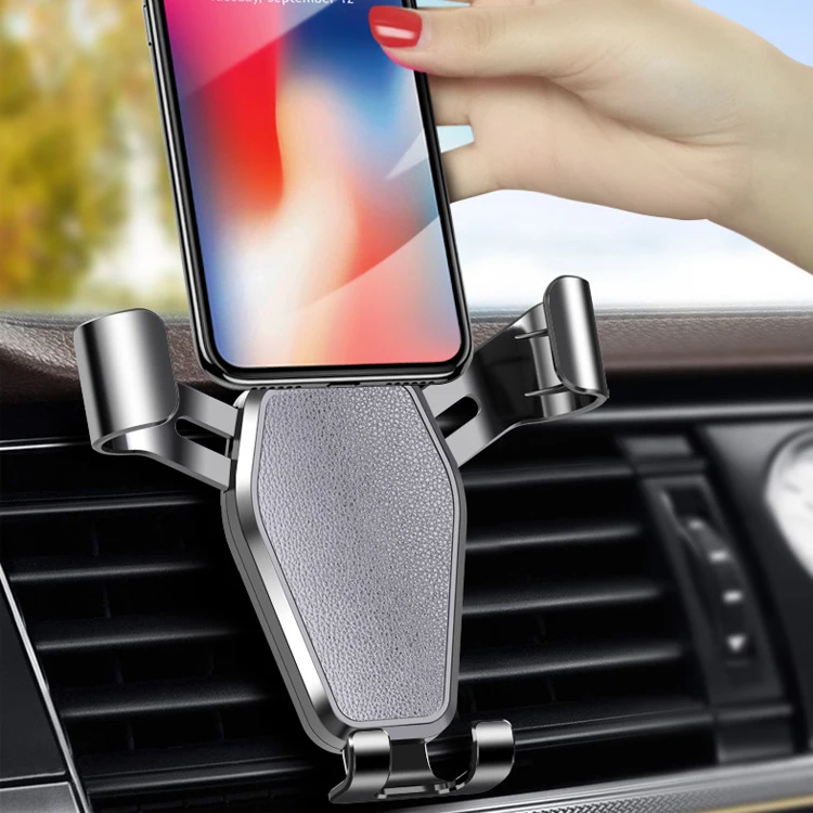 Automatic locking universal car gravity phone holder mobile phone mount holder for car