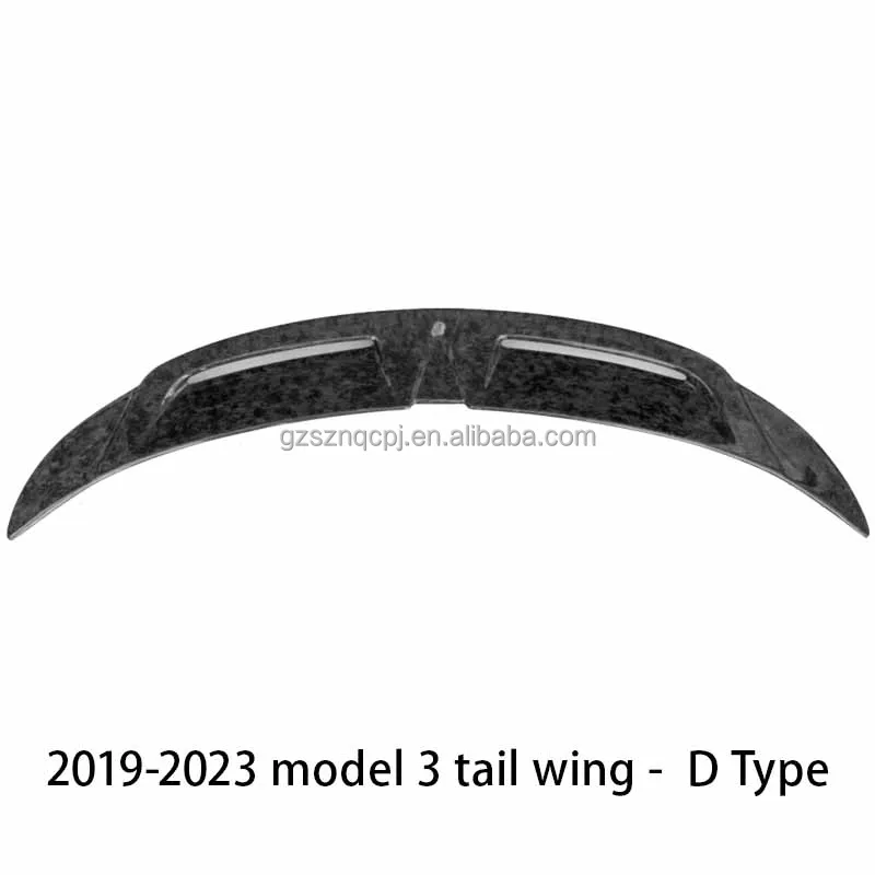 cmst spoiler  for tesla model 3 2019-2023 design universal auto parts Rear ducktail wing car trunk diffuser body kit