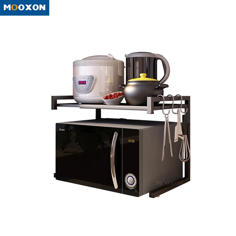 2022 Amazon 2 Tier Adjustable Kitchen Organizer Oven Stand Storage Organiser Microwave Shelf Rack Microwave Holder