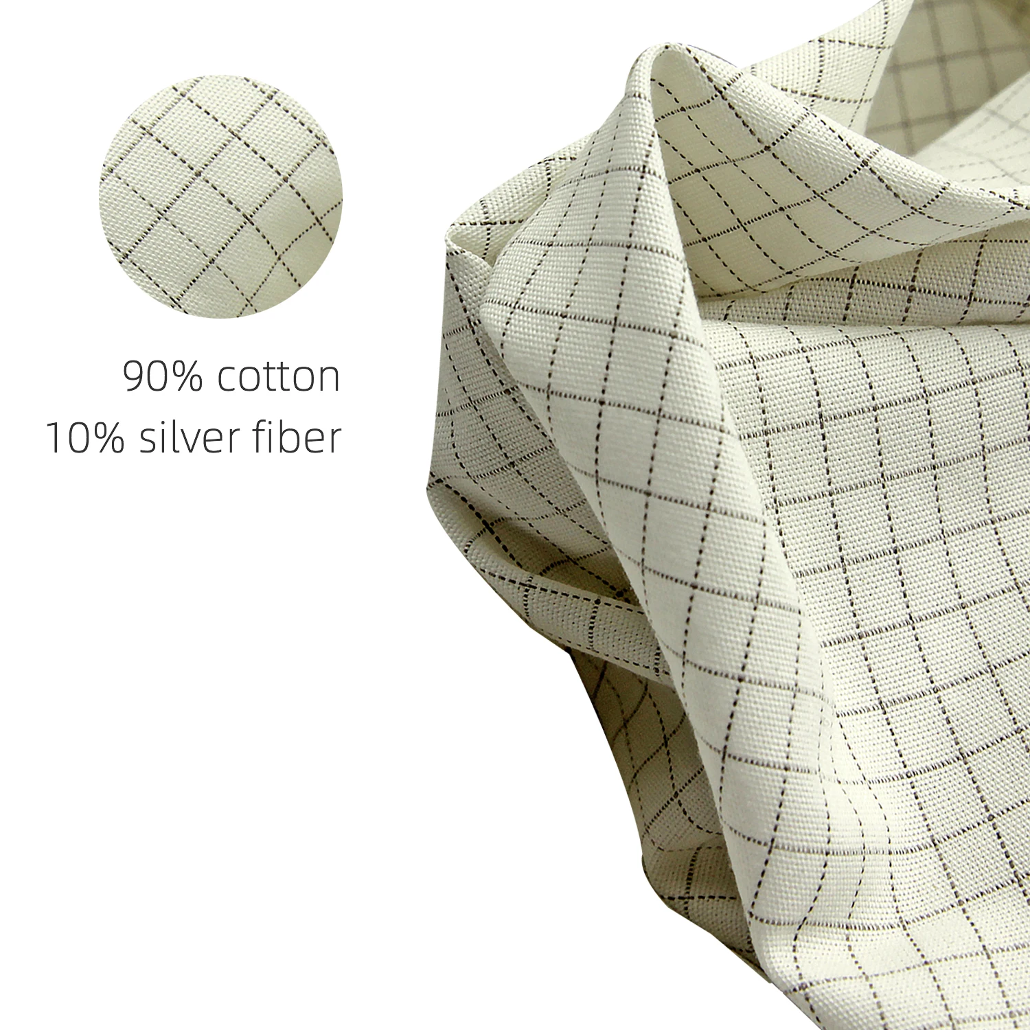 10% Silver Queen Size Grounding Fitted Sheet Premium Earthing Sheet for Improved Sleep Queen Size Grounding Fitted Sheet