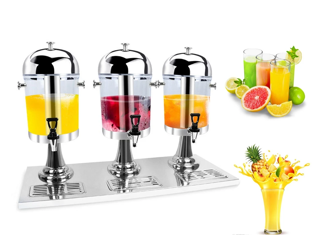 Drink Dispensers Commercial Removable Stainless Steel Juice Dispenser Cold Drink Container Beverage Dispenser for Catering
