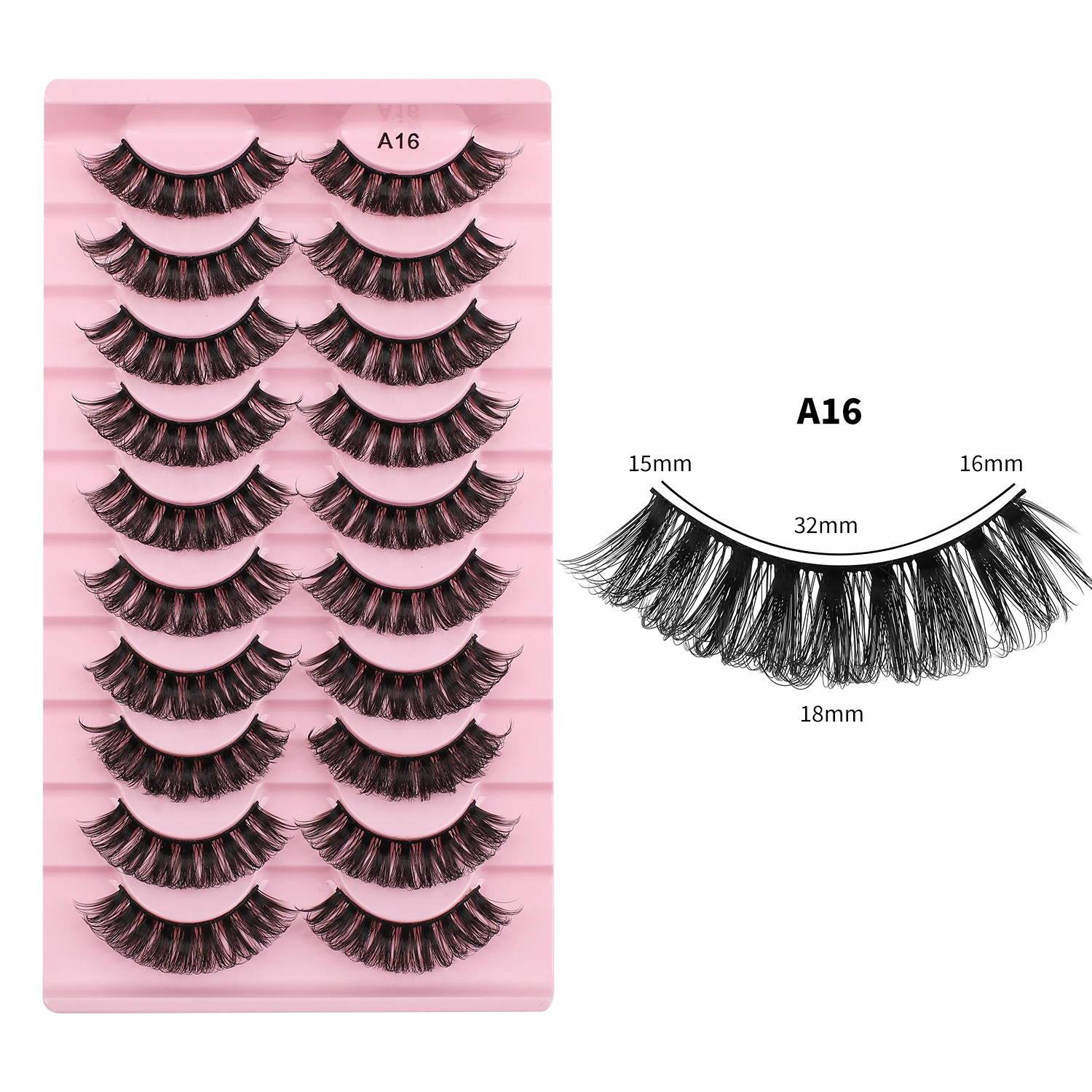 Free sample wholesale Russian Volume Strip Lashes D Curl Faux Mink Lashes 3D false strip eyelashes