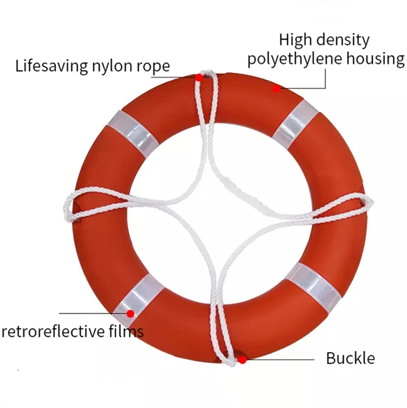 High Density Polyurethane Foam AntiAging Water Sports Safety Rescue Buoyant Float Life Buoy Ring