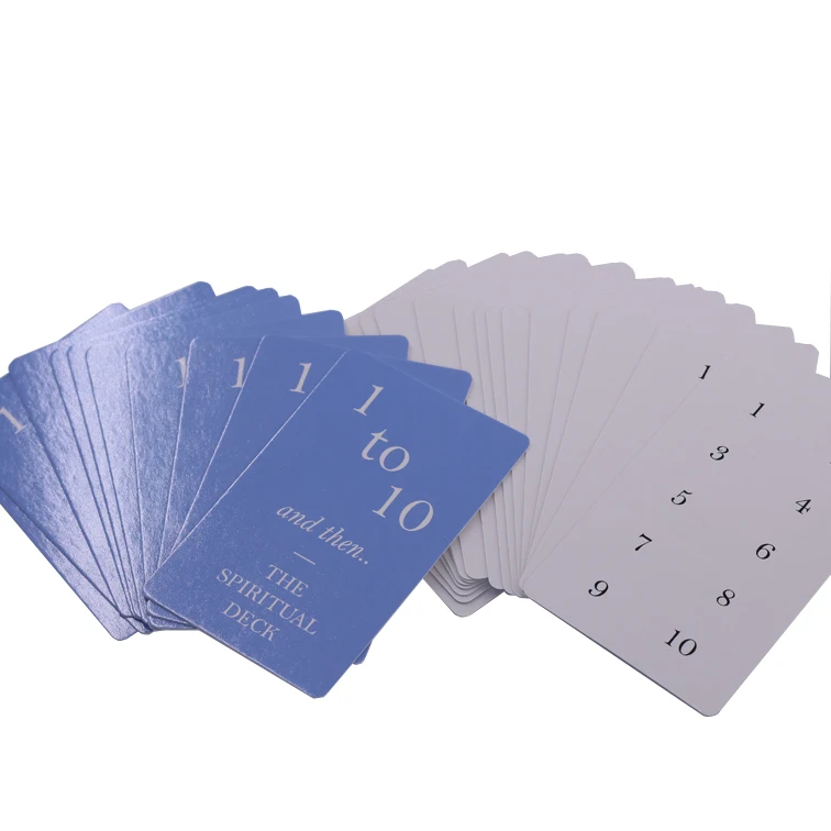 Custom Printing UV coating Erasable repeatedly Children Number Counting Flashcards Education Flash Cards for Kids