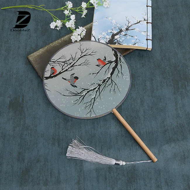 Wholesale Blank Sublimation silk round fan