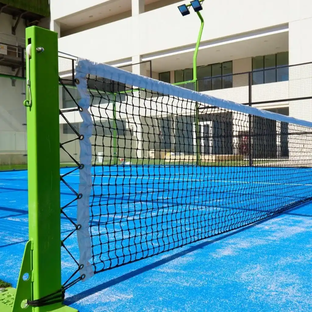 Padel Court Net Indoor and Outdoor Glass & Tennis Net from China Manufacturer Support Customized Logo