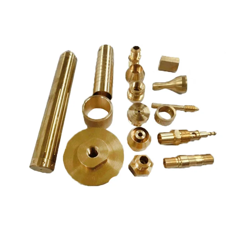 Stainless steel accessories hardware parts computer gong copper machining CNC turning aluminum sleeve finishing
