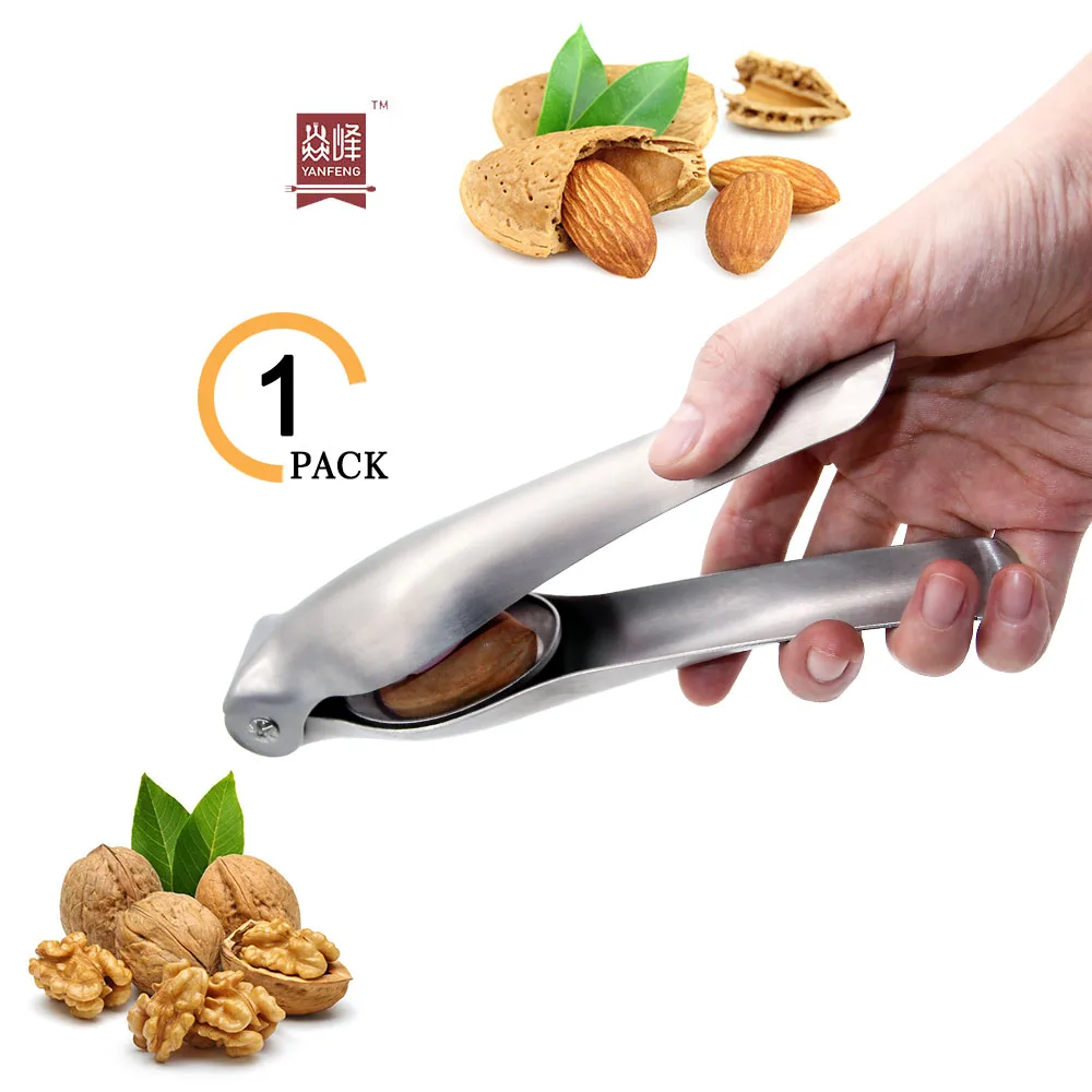 Factory Stainless Steel Nut Cracker Sheller Chestnuts Opener kitchen tools Plier Clamp for chestnut