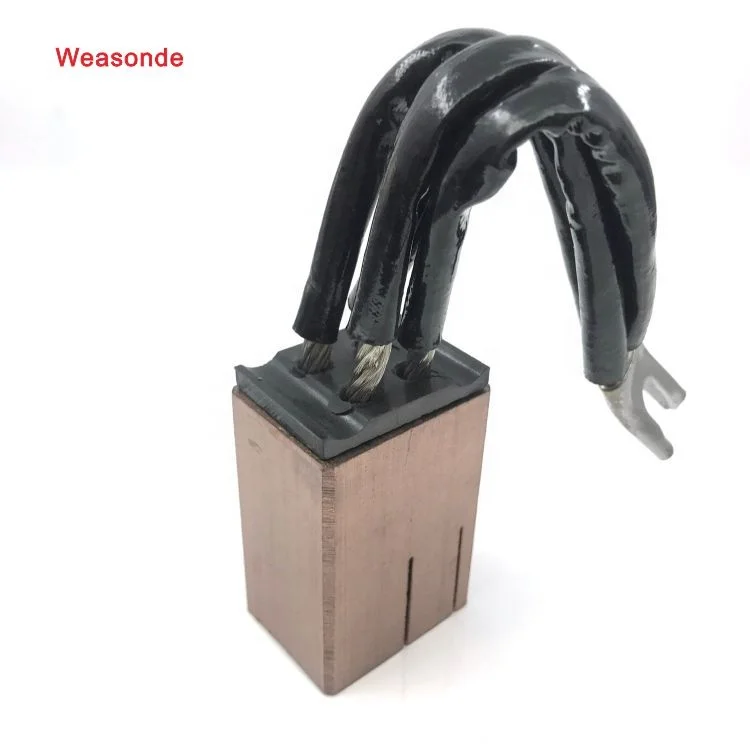 J164 copper graphite material carbon brushes for ground connection and welding machine 32*42*60