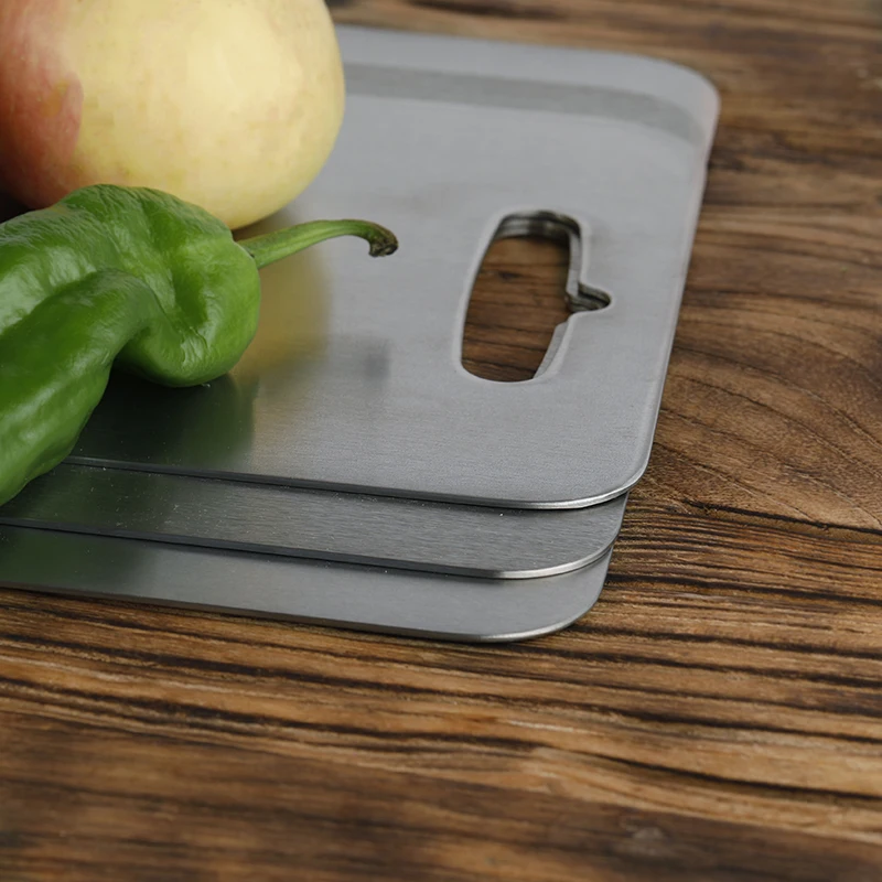 Titanium kitchen cutting boards hard anvil plate fruit plate for home use