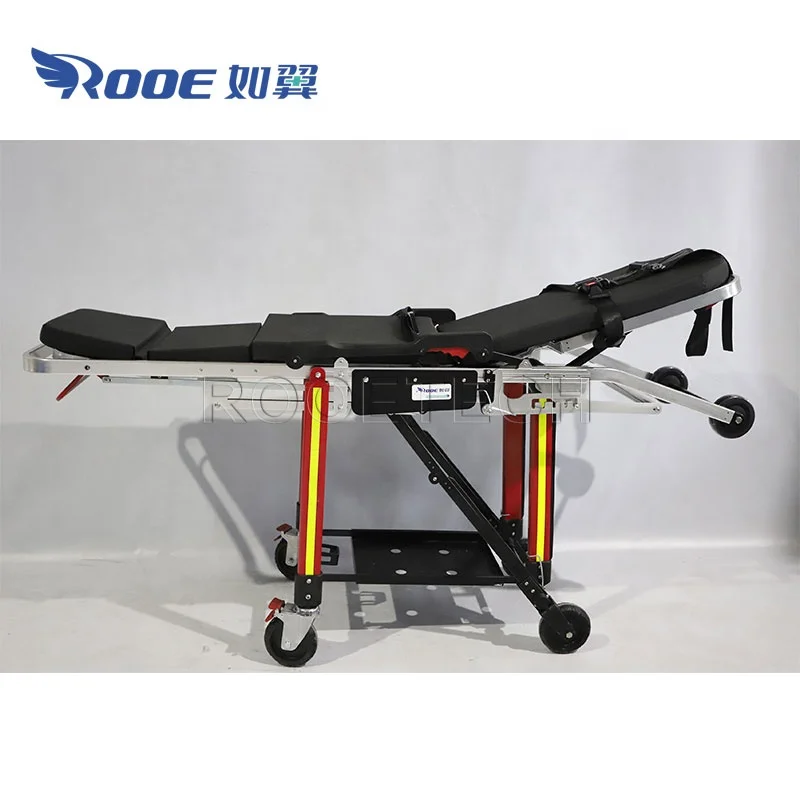 EA-3D1 PLUS 5-Position Folding Ambulance Chair Stretcher with 0-75 Adjustable Back