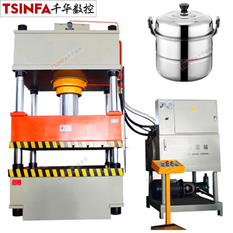 High-Speed 200T Servo Deep Drawing Hydraulic Press Machine 260 tons four column and four beam hydraulic press CE Certification