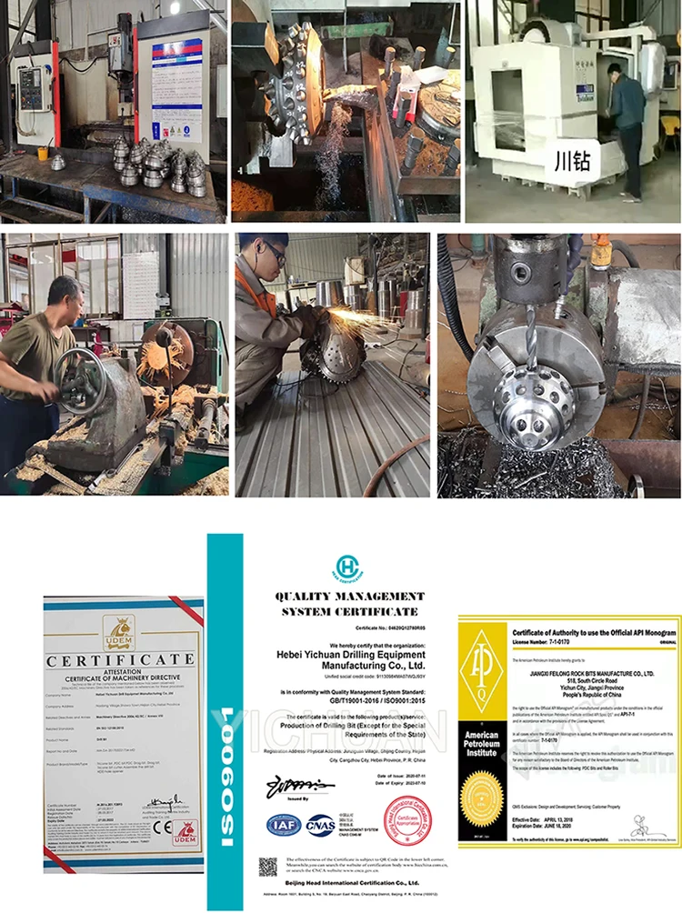 API standard high quality 12 1/4 inch IADC 127/217 milled tooth tricone bits for soft formation