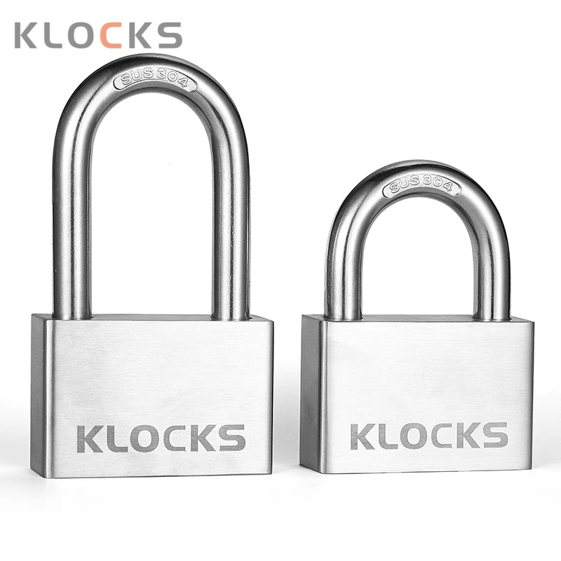  Klock 70 мм антирежущий Водонепроницаемый замок для ключей из нержавеющей стали с защитой от