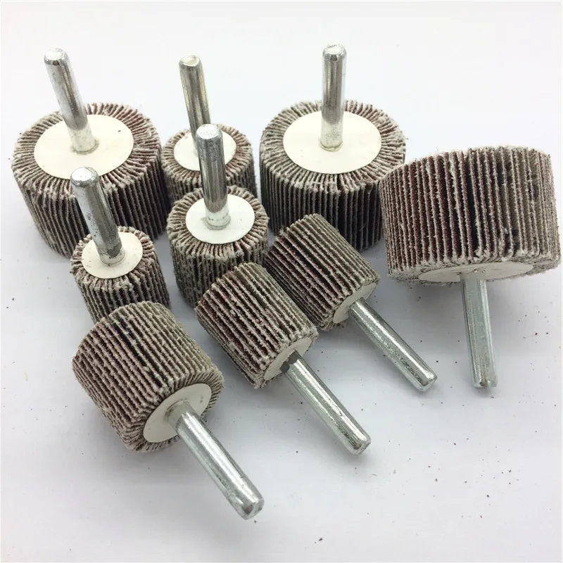 35*25*6 Mounted Flap Wheel Grinding Wheel with Shaft