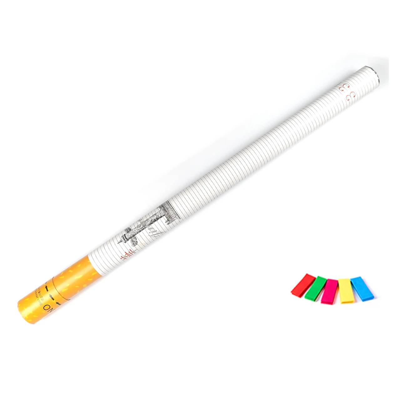 
New Products Cigarette confetti cannon Party Factory Tissue Paper Confetti Cannon Party Poppers For Festival Smoke Party Supplie 