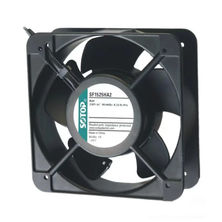 152*152*52mm 115-380v 1525 ac axial cooling fan with high air volume fan for elevator ventilation