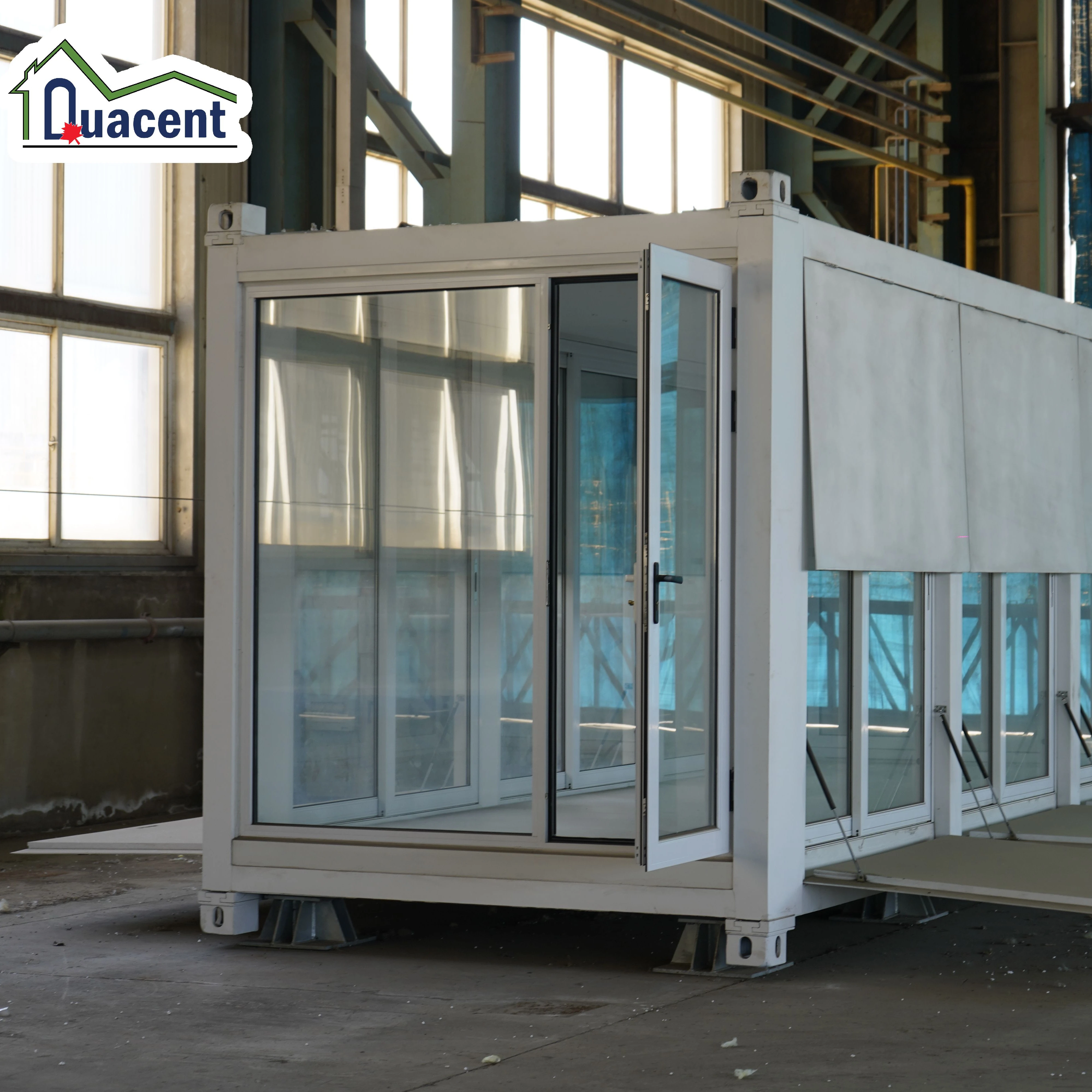 Quacent Galvanized Structural Steel Tiny High Quality Container House/Store/Office Customized Metal Framed Prefab House