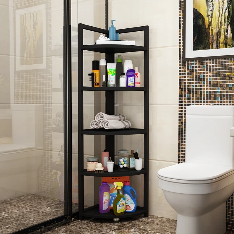 Recovery industrial corner storage rack plant support with metal frame for home office