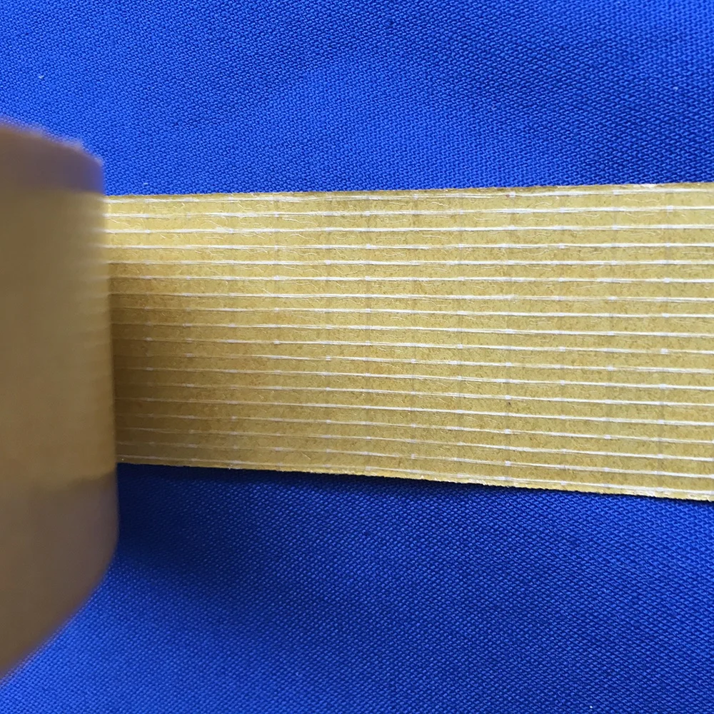 double sided adhesive fiberglass filament tape for strip sealing
