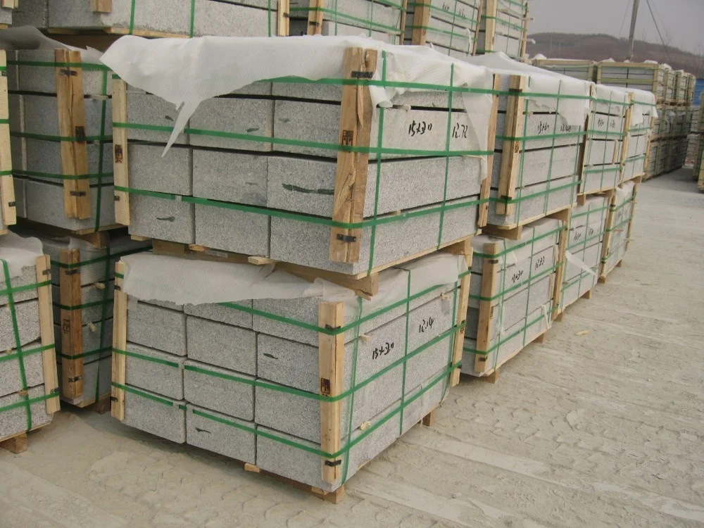 outdoor road kerb natural stone granite curbstone