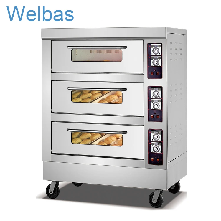 Food Processor Baking Shop Machines Restaurant Equipment Kitchen Pizza Oven Bread Baking Gas Ovens