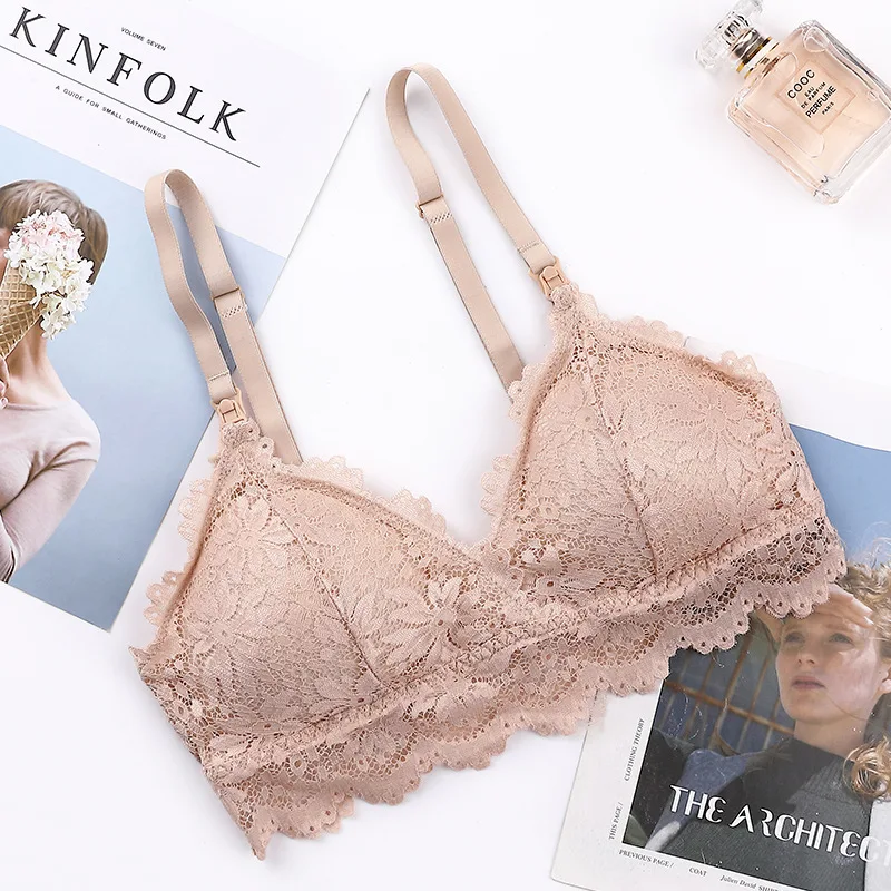 
Hot Sale Side Closure Wireless Seamless Daily Bra Mommy Push Up Wire Free Underwear Comfortable Maternity Lactation Nursing Bra 