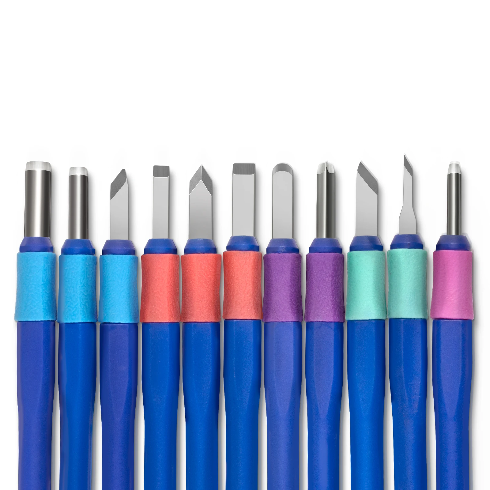 Sk2 Wood Carving Chisel 7pcs Plastic Handle Wood DIY Carving Knife For Carving