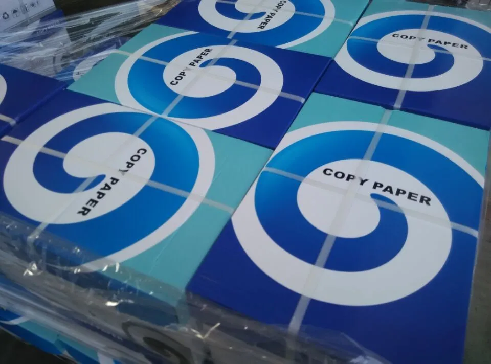 Top Manufacture OEM High brightness 80GSM Virgin Wood Pulp Letter Size A4  Copy Paper 500 Sheets/Ream