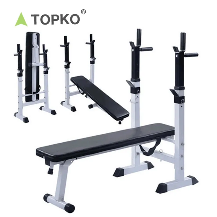 TOPKO Multi-functional Home Fitness Workout Folding Adjustable Weight Dumbbell Lifting Bench Gym Equipment