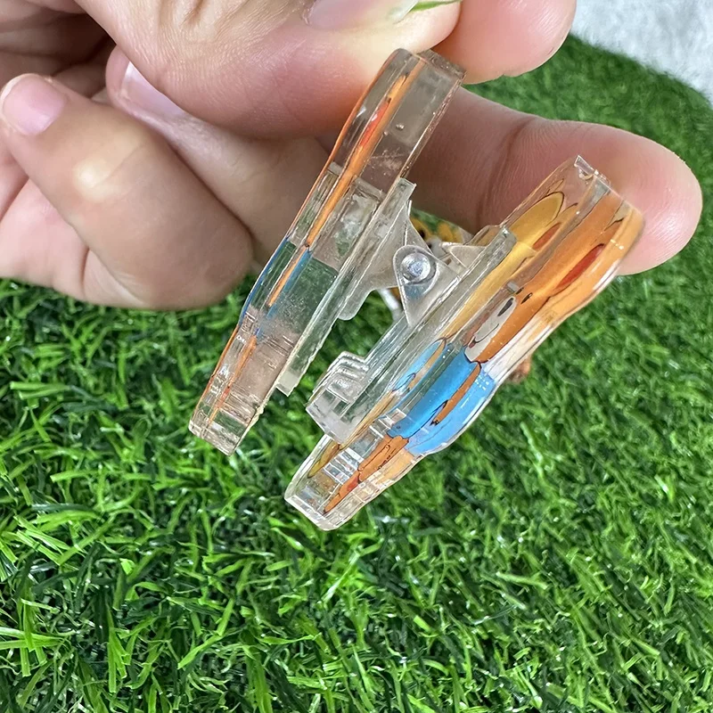 2024 New Quality Anime Character Customization Your Own Anime Design Cute Acrylic Plastic Paper Hair Claw Paper Clip