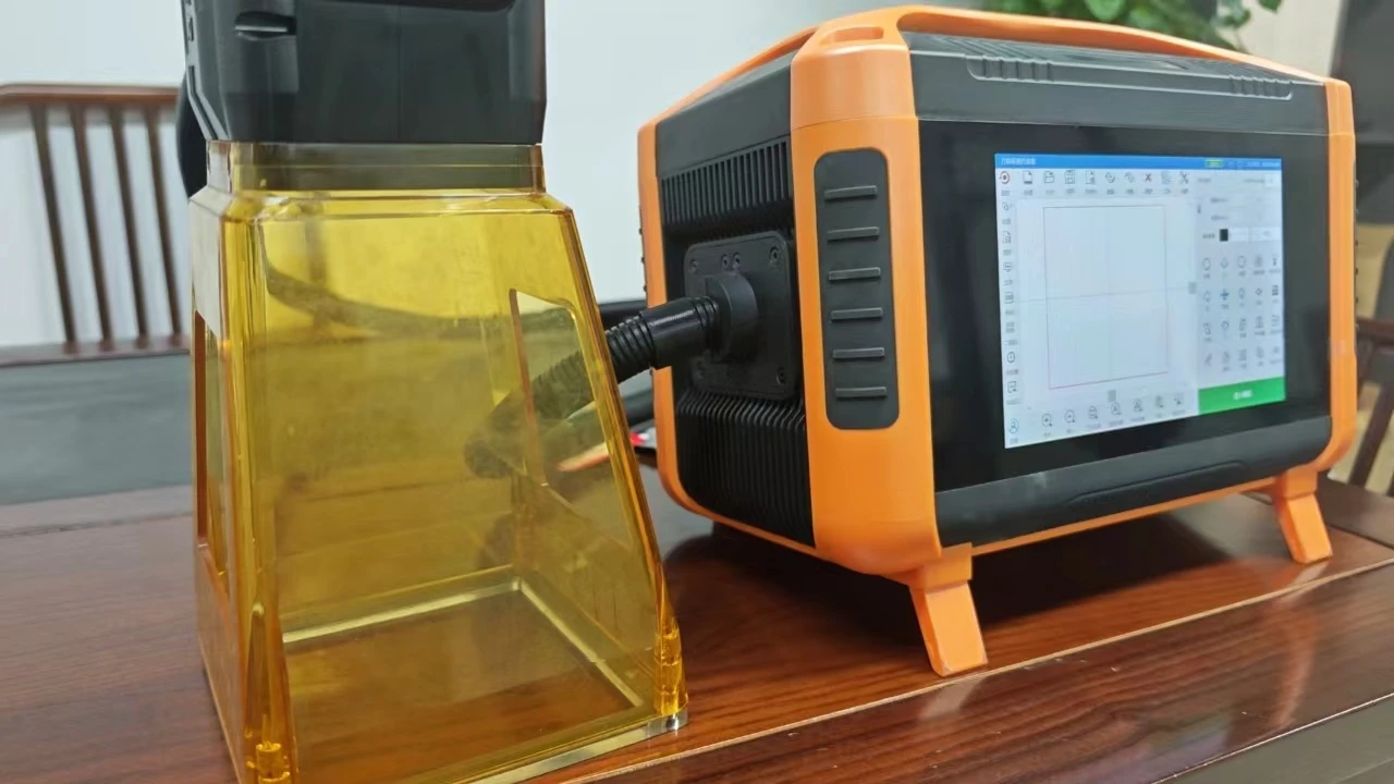 JPT  portable fiber laser marking machine 30w engraving for metal and  stainless steel mini laser machine logo marking