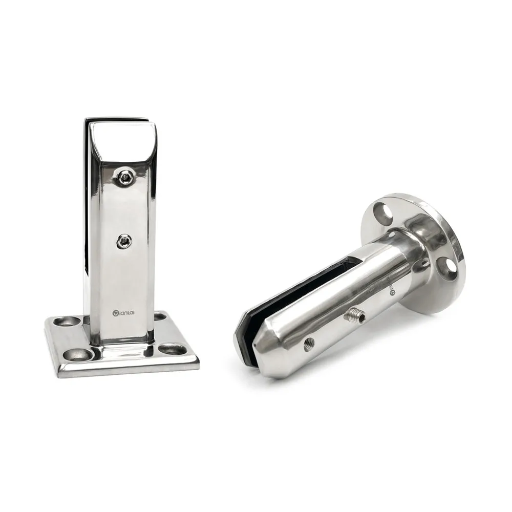 Glass Railing Fittings Round Reliable Stainless Steel Spigots Post for Glass Balustrade