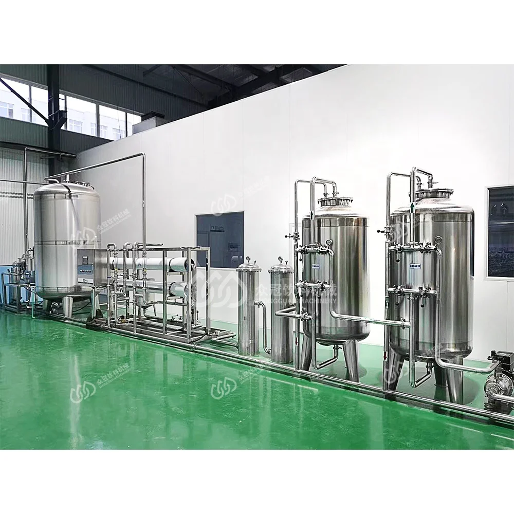 2000LPH RO filtration Filter system Pure Mineral Water purification treatment Equipment machinery System For Bottling Plant