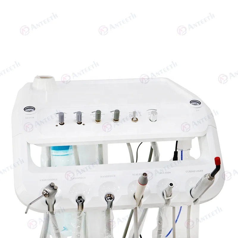 Anteeth Hospital Equipment Veterinary Dental Clinic Unit With Build in Compressor Professional Mobile Portable Dental Unit