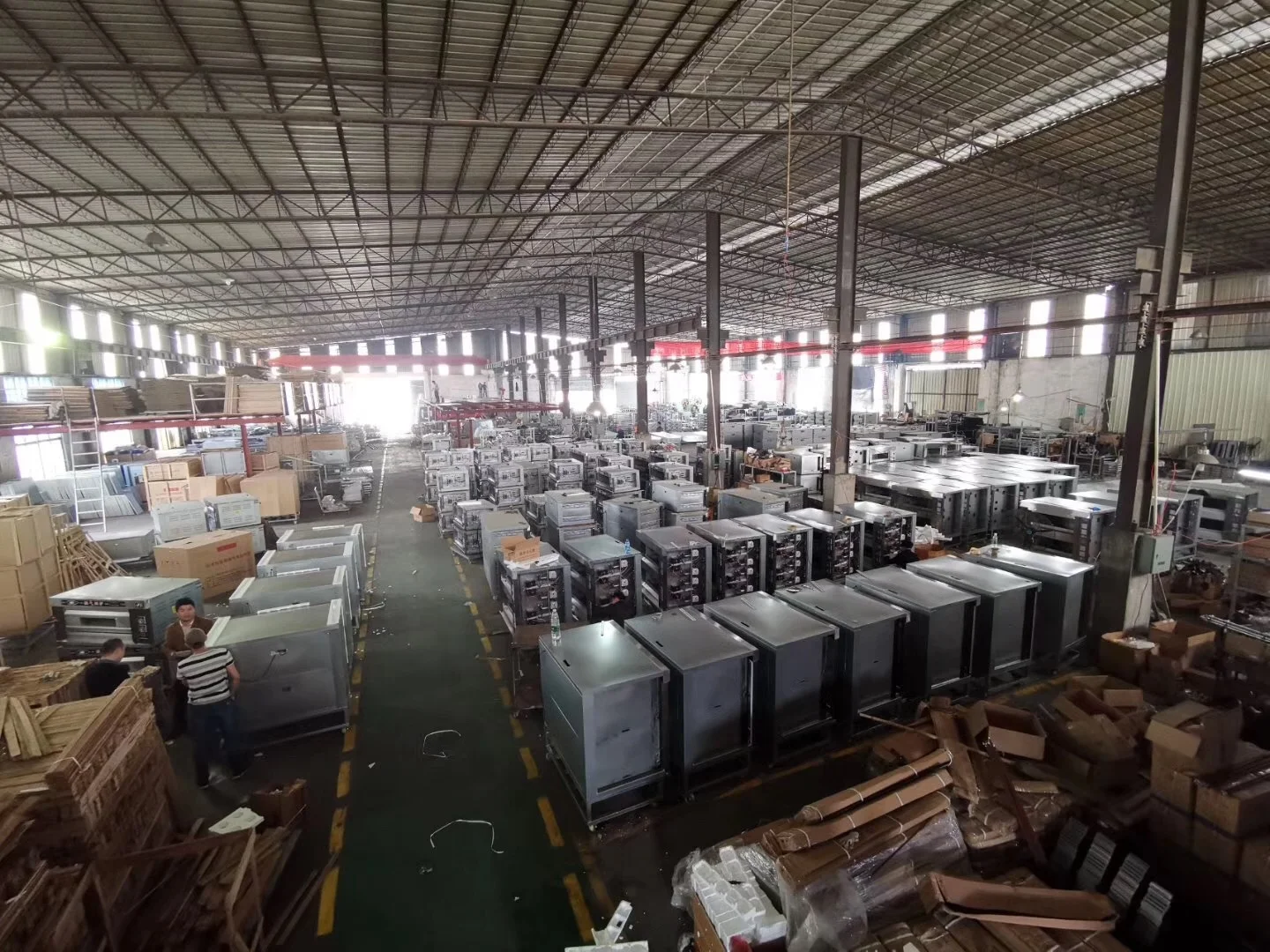 Коммерческая большая газовая духовка на 2 колодки