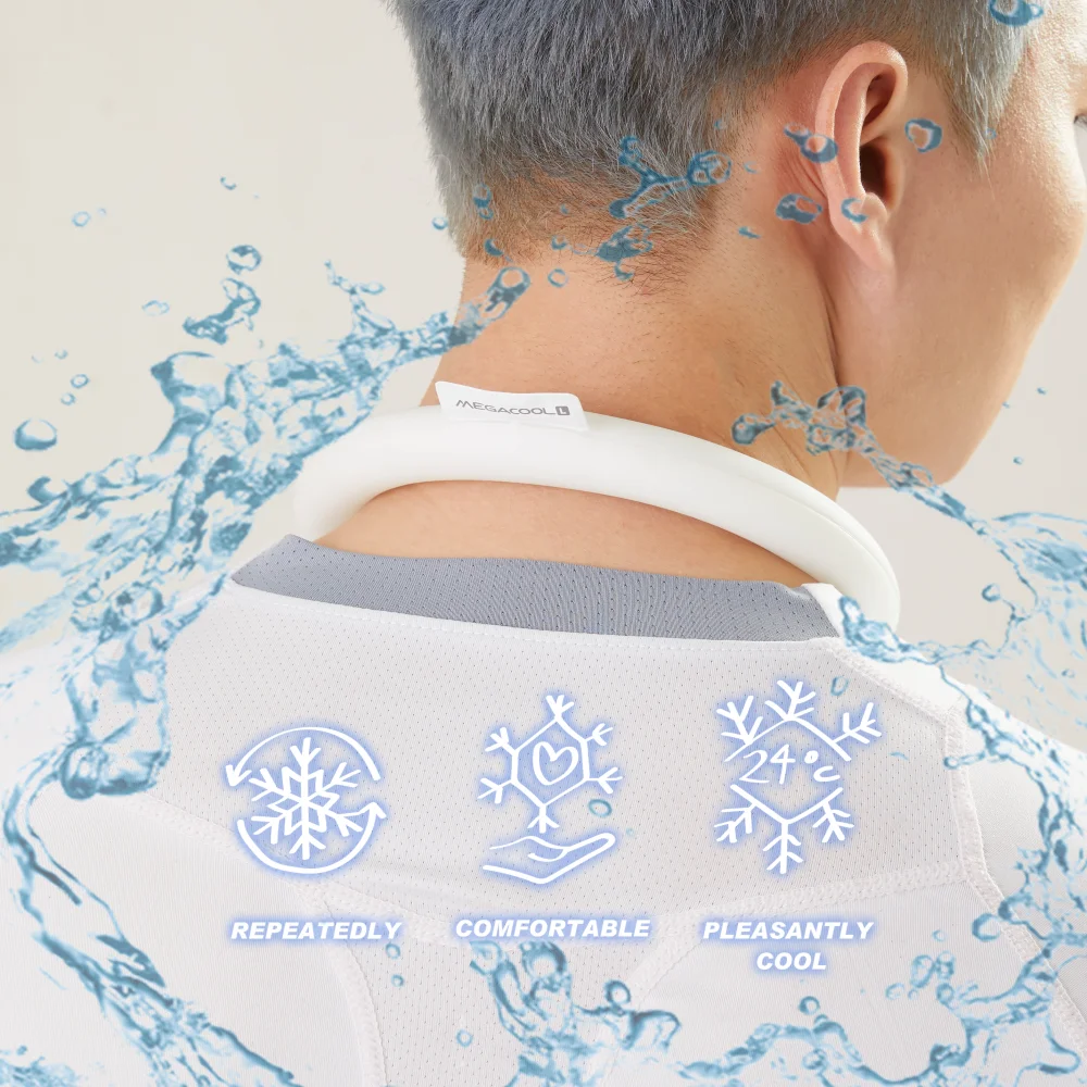 Хит продаж оптовая продажа многоразовое охлаждающее кольцо для шеи занятий спортом на открытом воздухе PCM летнее охлаждение ТПУ ледяная трубка