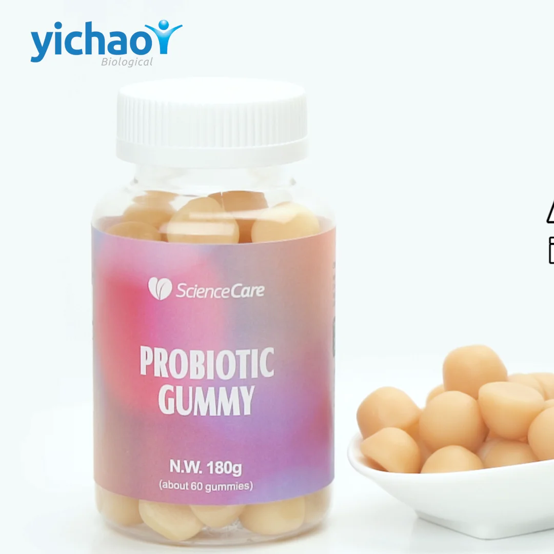 
Yichao Dietary Supplement Adults Gelatin Gummy Probiotic Gummy Vitamin Private Label 