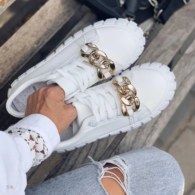 2022 new small white shoes large size single shoes casual sports flat sneaker lace-up canvas shoes women