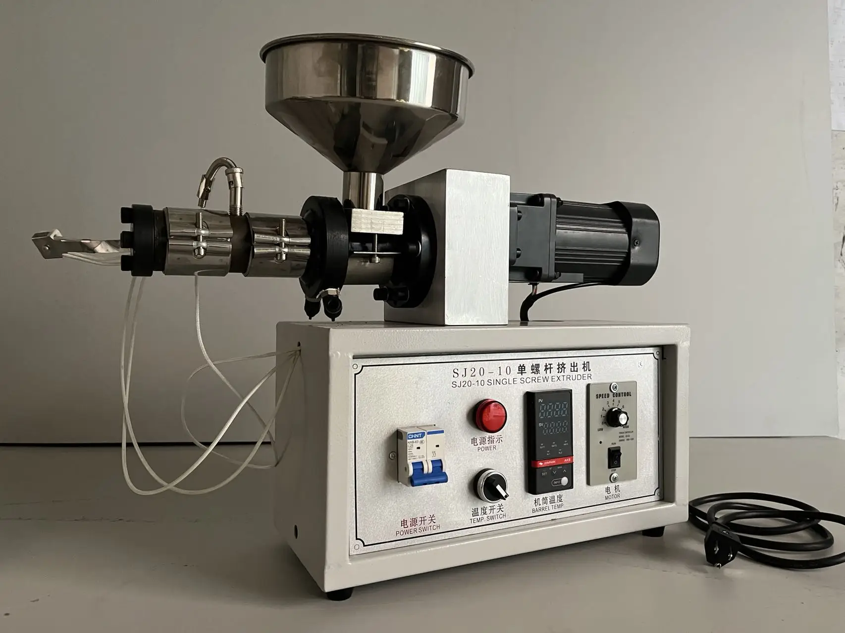 DIY plastic extruder Plastic testing machine plastic processing machines