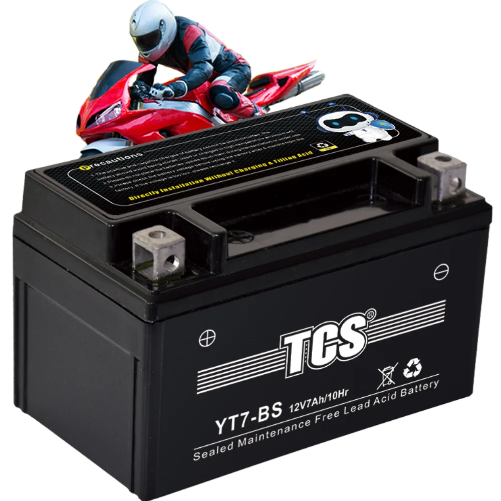 Mf Motorcycle Vrla Lead Acid Battery 12V 7Ah Cheapest Price Battery Moto