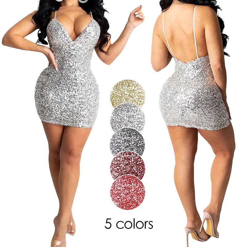 Цельнокроеное женское платье для ночного клуба, новинка 2020