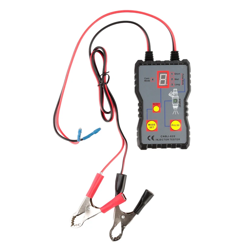 4 Modes Powerful Fuel System Diagnostic Tool Automotive Fuel Injector Tester for Testing Test Stuck/Leaking/Burnt-out Problems
