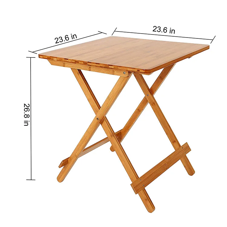 Chinese window side coffee table Most Popular Bamboo Wood Coffee Folding Tea Table coffee table